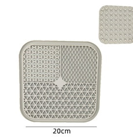 KFX-4069821 Silicone Dog Licking Pad for Interactive Play and Slow Feeding, 15cm x 15cm or 20cm x 20cm