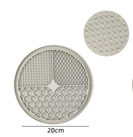 KFX-4069821 Silicone Dog Licking Pad for Interactive Play and Slow Feeding, 15cm x 15cm or 20cm x 20cm