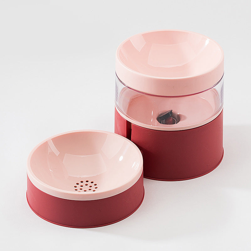 KFX-4070205 Anti-Tipping Pet Bowl Set for Dogs and Cats - Double Food and Water Bowls in Various Colors