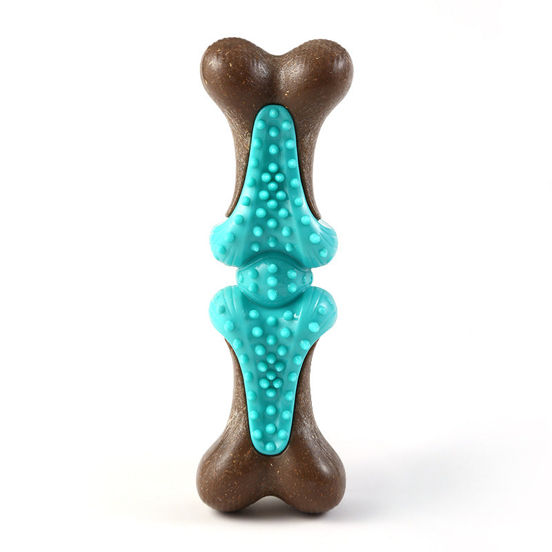 KFX-4071485 Durable Rubber Bone Chew Toy for Large Dogs, Ideal for Aggressive Chewers and Teething Support