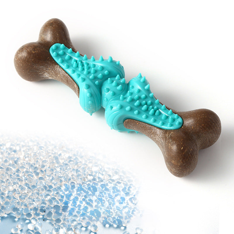 KFX-4071485 Durable Rubber Bone Chew Toy for Large Dogs, Ideal for Aggressive Chewers and Teething Support