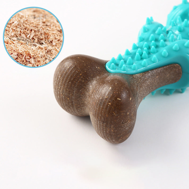 KFX-4071485 Durable Rubber Bone Chew Toy for Large Dogs, Ideal for Aggressive Chewers and Teething Support