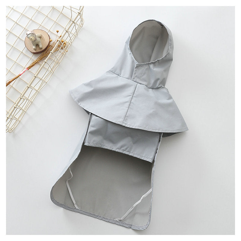 KFX-4072381 Waterproof Reflective Pet Dog Raincoat - Available in Yellow & Gray, Multiple Sizes