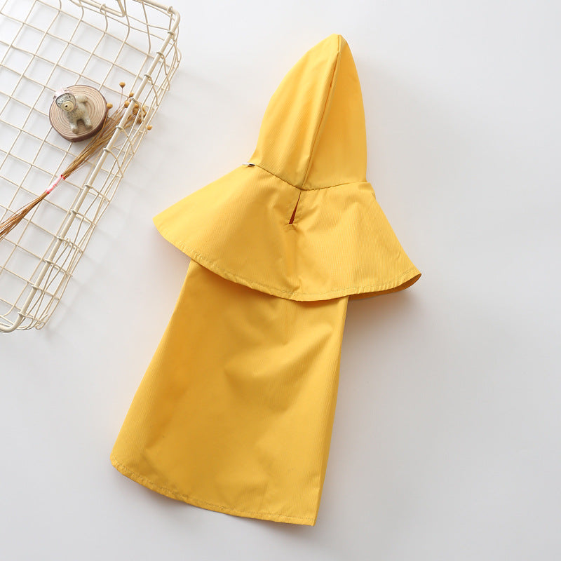 KFX-4072381 Waterproof Reflective Pet Dog Raincoat - Available in Yellow & Gray, Multiple Sizes