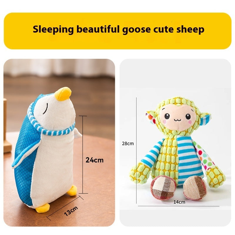 KFX-4072637 Bite-Resistant Molar Dog Toy Set – Funny Shark, Sleeping Goose & More