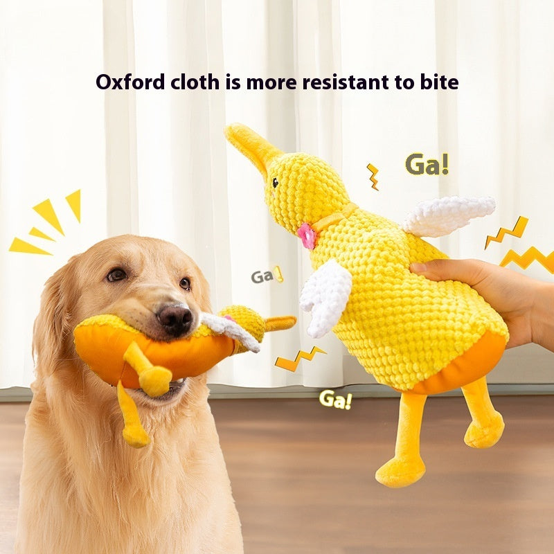 KFX-4072637 Bite-Resistant Molar Dog Toy Set – Funny Shark, Sleeping Goose & More
