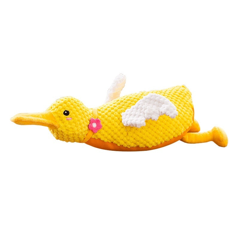 KFX-4072637 Bite-Resistant Molar Dog Toy Set – Funny Shark, Sleeping Goose & More