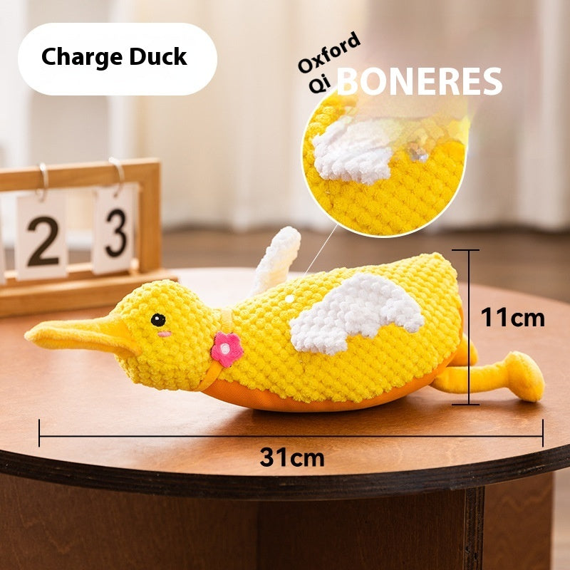KFX-4072637 Bite-Resistant Molar Dog Toy Set – Funny Shark, Sleeping Goose & More
