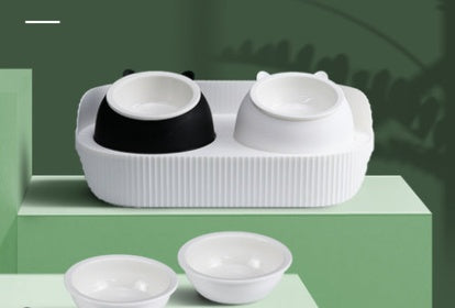 KFX-4074173 Ceramic Cat Food Bowl for Cervical Spine Protection, Available in Various Sizes and Colors