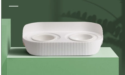 KFX-4074173 Ceramic Cat Food Bowl for Cervical Spine Protection, Available in Various Sizes and Colors