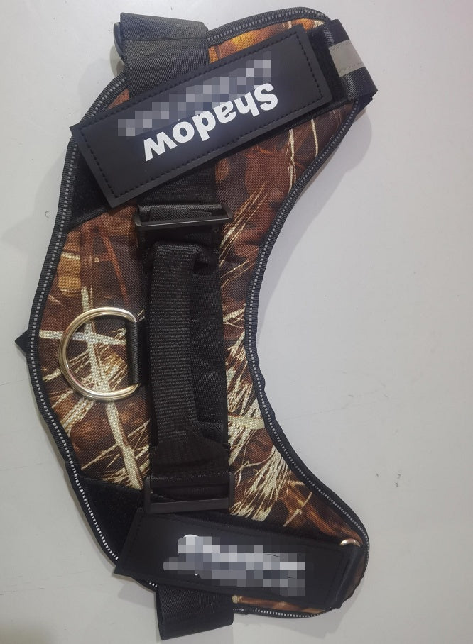 KFX-4075837 Adjustable No-Pull Dog Harness with Reflective Straps - Comfortable and Breathable Vest for Small to Large Pets