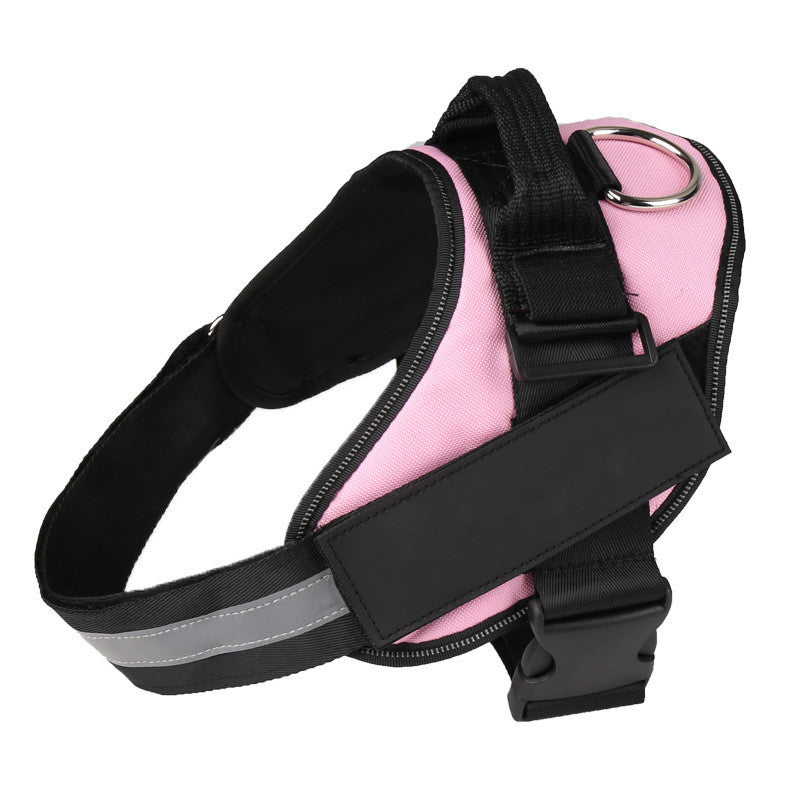 KFX-4075837 Adjustable No-Pull Dog Harness with Reflective Straps - Comfortable and Breathable Vest for Small to Large Pets