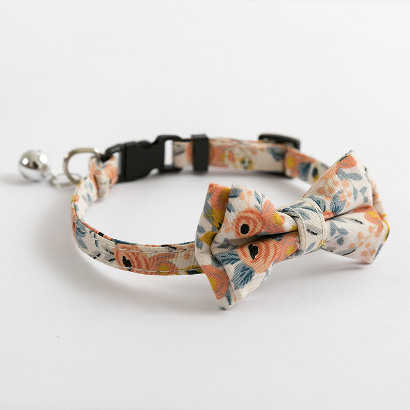KFX-4075965 Blue Safety Cat Collar with Adjustable Buckle and Bell