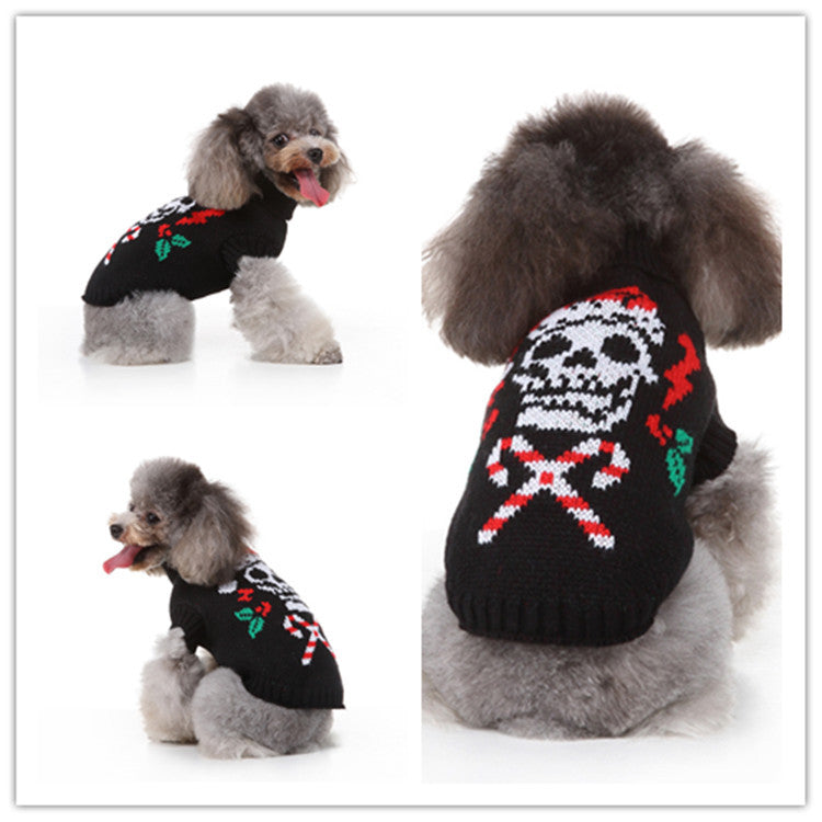KFX-4077757 Casual Polyester Sweater for Dogs - Autumn Style in Various Sizes