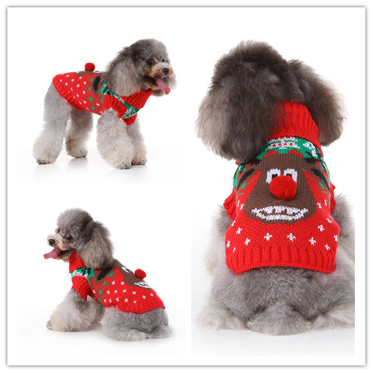 KFX-4077757 Casual Polyester Sweater for Dogs - Autumn Style in Various Sizes
