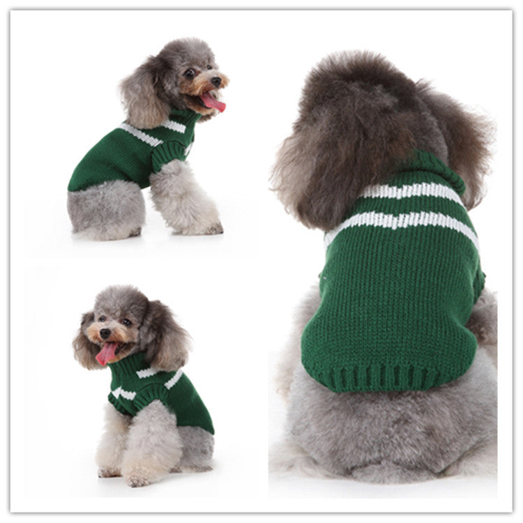 KFX-4077757 Casual Polyester Sweater for Dogs - Autumn Style in Various Sizes