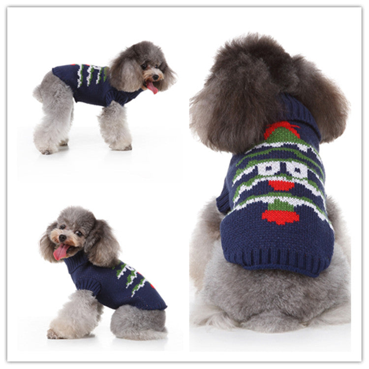 KFX-4077757 Casual Polyester Sweater for Dogs - Autumn Style in Various Sizes