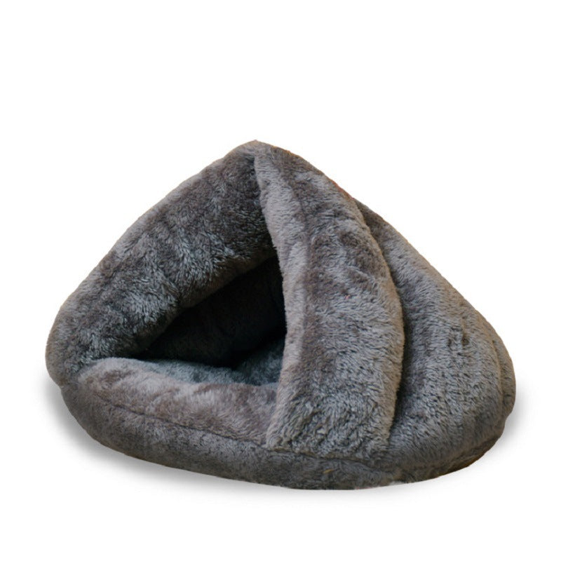 KFX-4079805 Cozy Plush Triceratops Pet Bed for Small Dogs and Cats, Removable Cushion, Soft and Warm