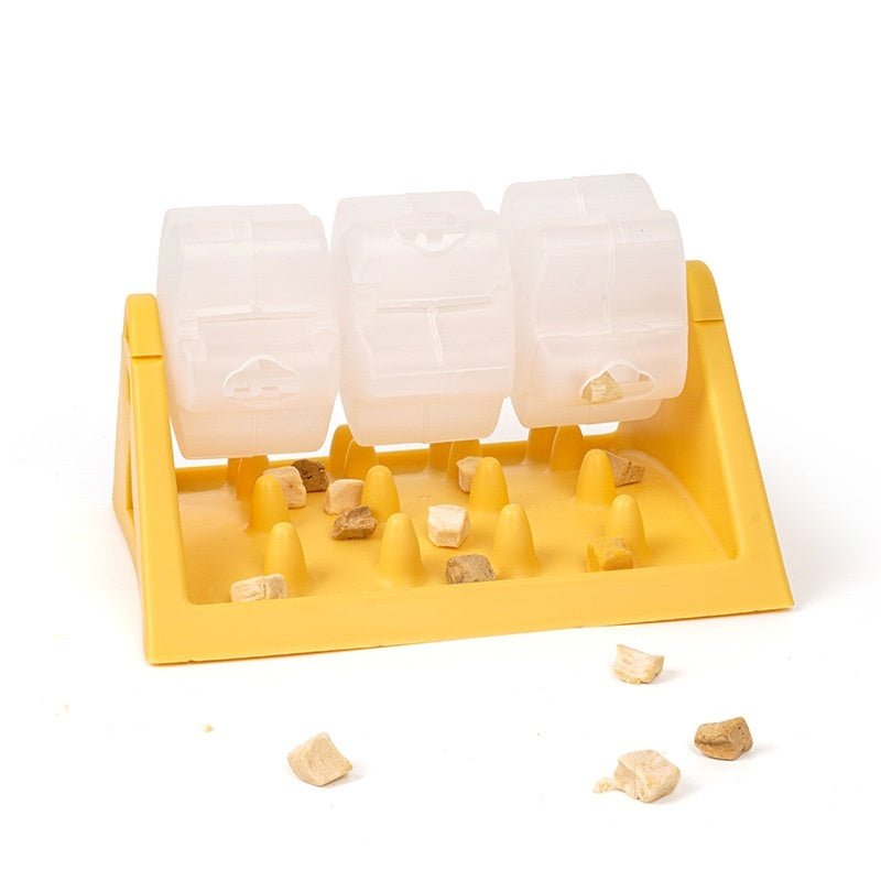 KFX-4080573 Slow Feeding Trainer Puzzle Toy for Dogs and Cats - Available in Yellow, Pink, Green
