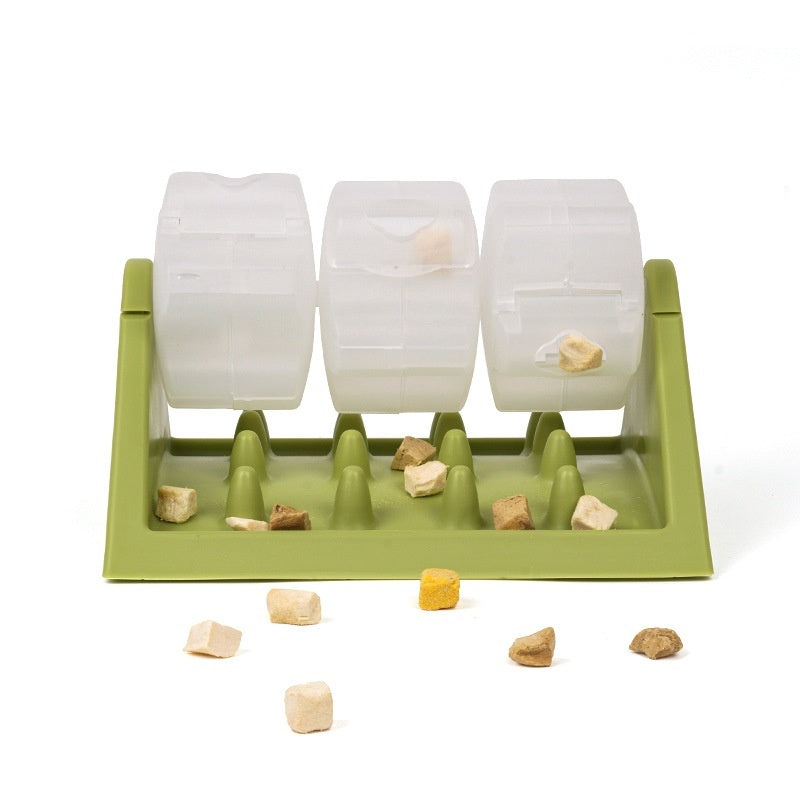 KFX-4080573 Slow Feeding Trainer Puzzle Toy for Dogs and Cats - Available in Yellow, Pink, Green