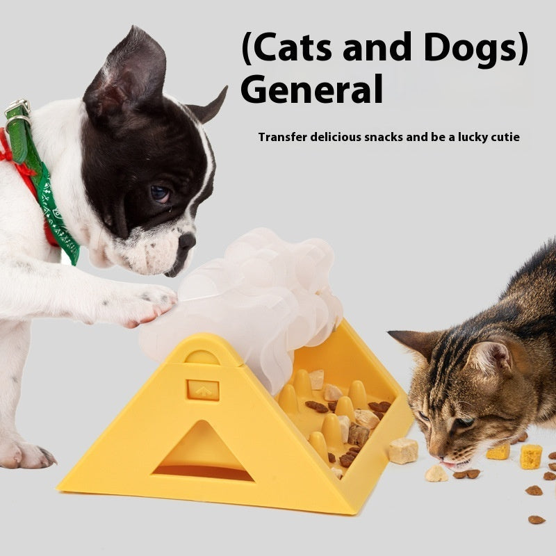 KFX-4080573 Slow Feeding Trainer Puzzle Toy for Dogs and Cats - Available in Yellow, Pink, Green