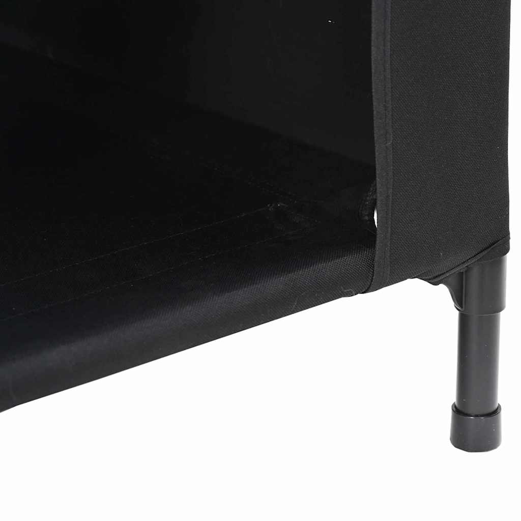KFX-4085565 Weatherproof Black Oxford Dog House - Spacious Indoor/Outdoor Retreat for Pets