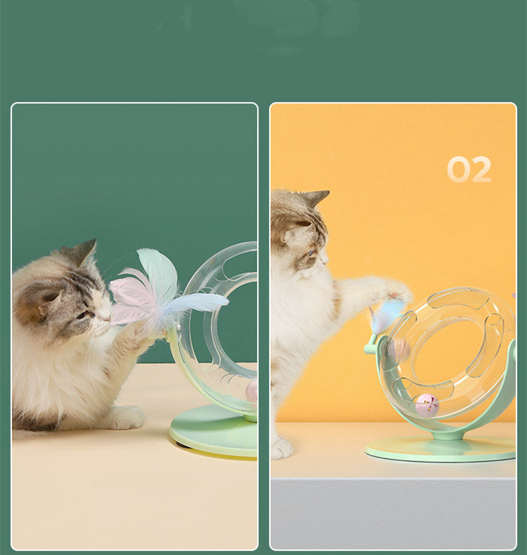 KFX-4086333 Automatic Cat Toy for Self-Play and Boredom Relief, Bite Resistant, Eco-Friendly