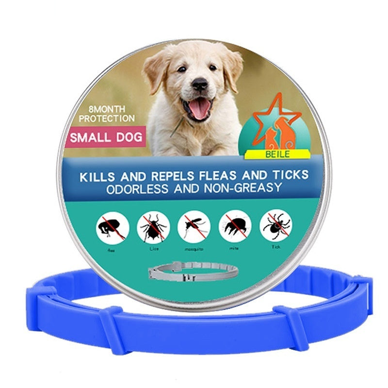 KFX-4087485 Insect-Repellent Silicone Collar for Cats and Dogs - Four Seasons Style