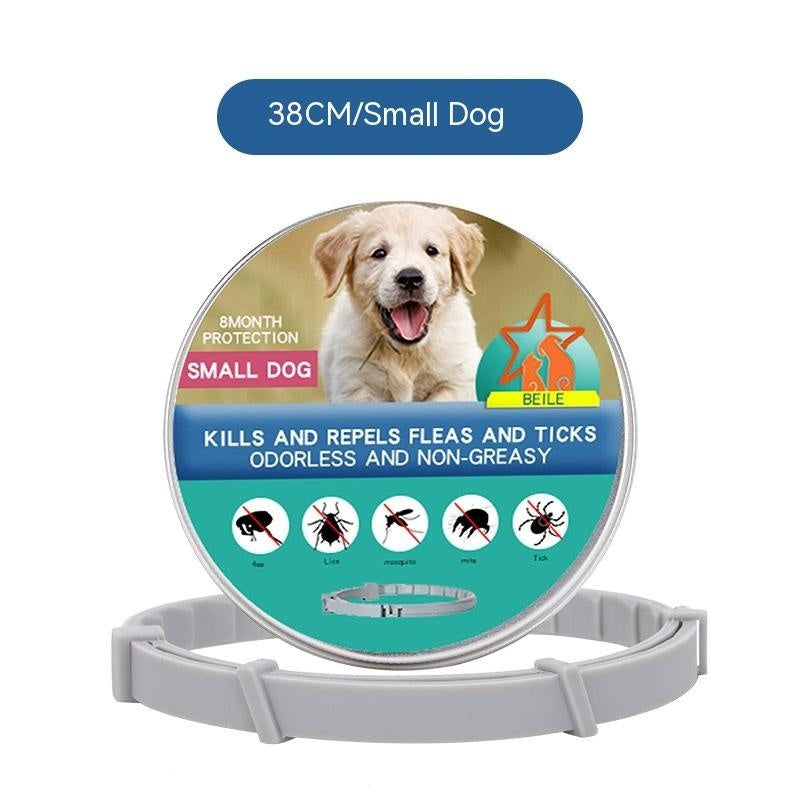 KFX-4087485 Insect-Repellent Silicone Collar for Cats and Dogs - Four Seasons Style