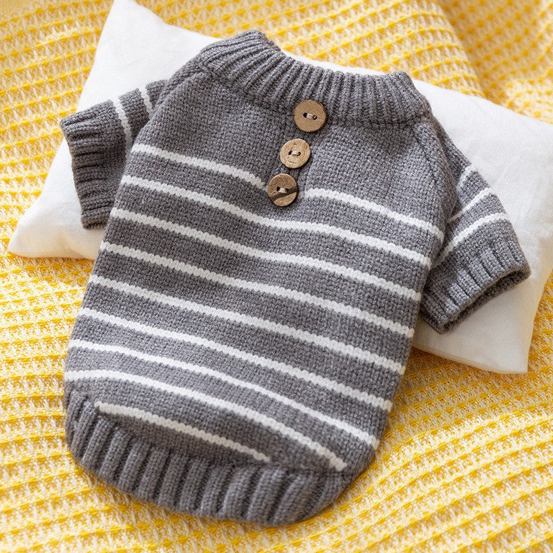 KFX-4090045 Cozy Rabbit Sweater for Small Puppies - Lightweight Casual Pet Clothing