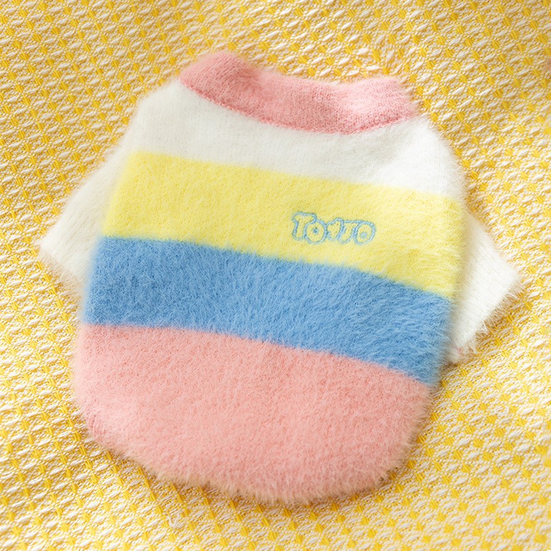 KFX-4090045 Cozy Rabbit Sweater for Small Puppies - Lightweight Casual Pet Clothing