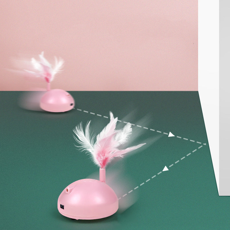 KFX-4092093 Interactive USB Rechargeable Cat Toy with Motion and Light Features