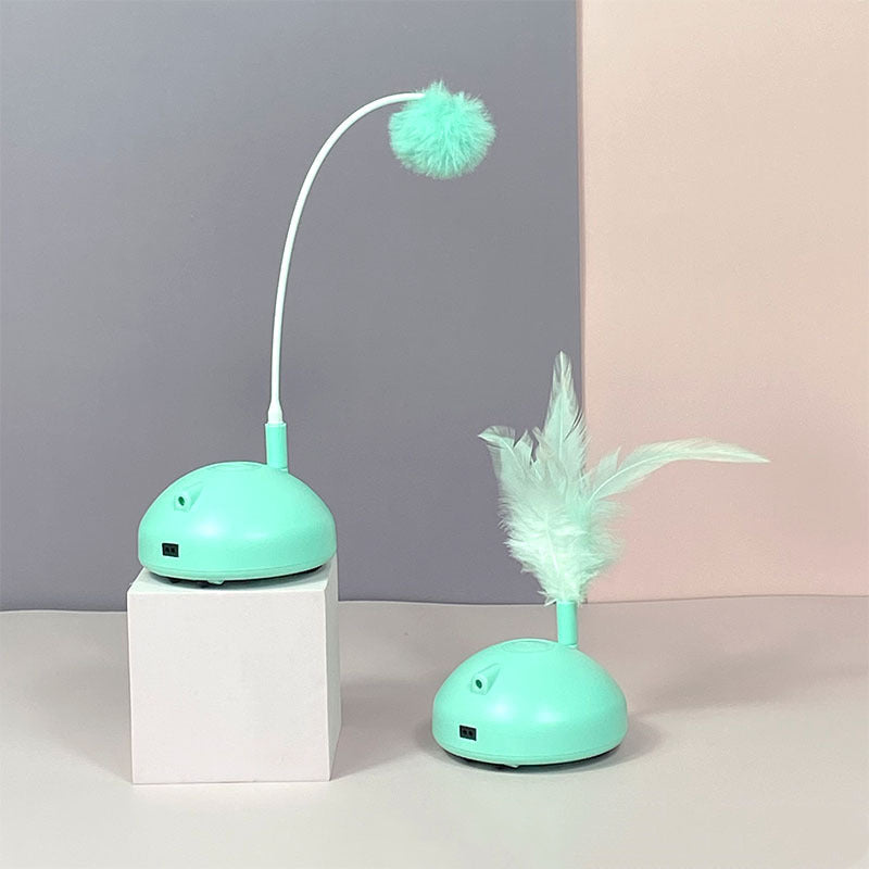 KFX-4092093 Interactive USB Rechargeable Cat Toy with Motion and Light Features
