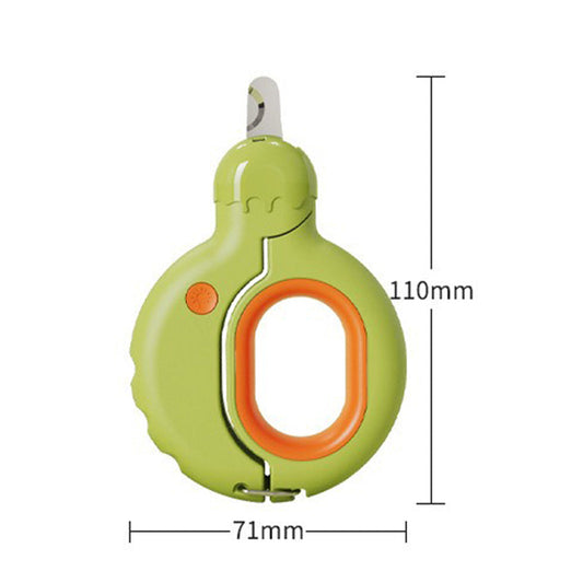 KFX-4092733 LED Light Pet Nail Clippers for Cats and Dogs with Ergonomic Non-Slip Handle