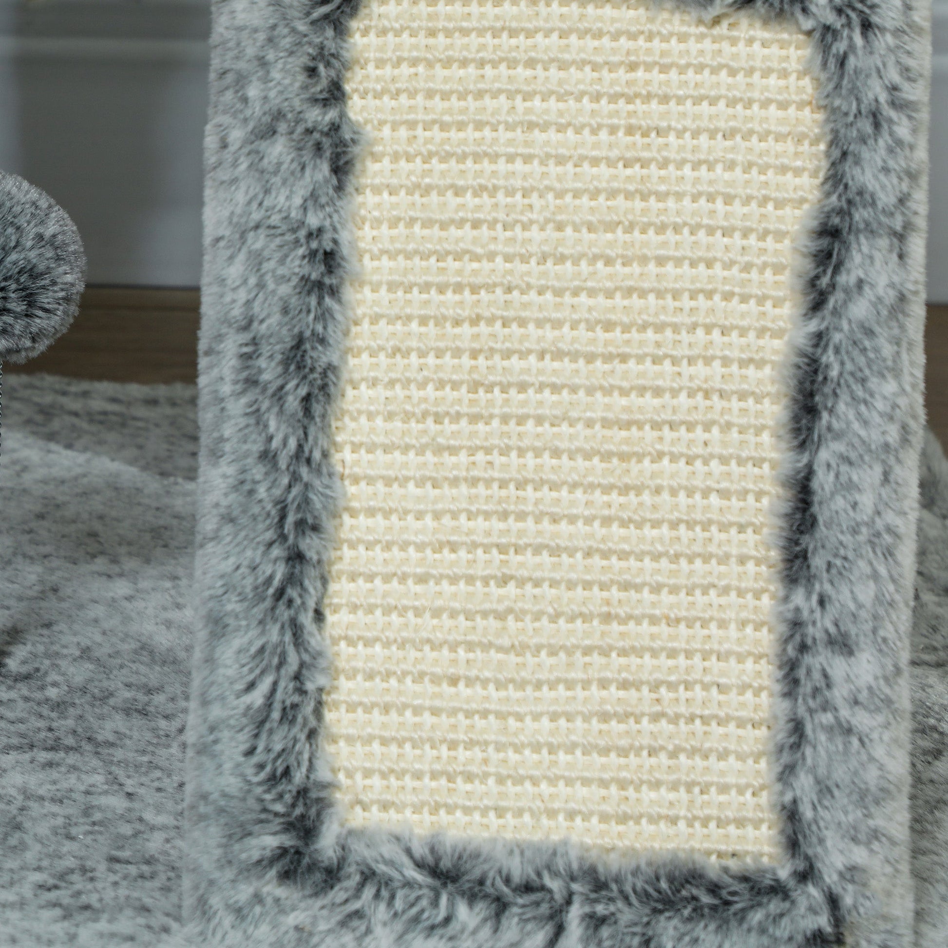 KFX-4094525 Floor-to-Ceiling Cat Tree Activity Center with Hammocks, Condo, and Perch - Gray