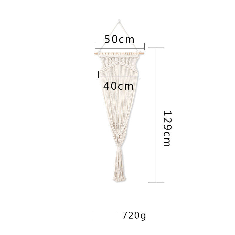 KFX-4095293 Cotton Rope Woven Pet Nest for Cats and Dogs, Hanging Basket Design