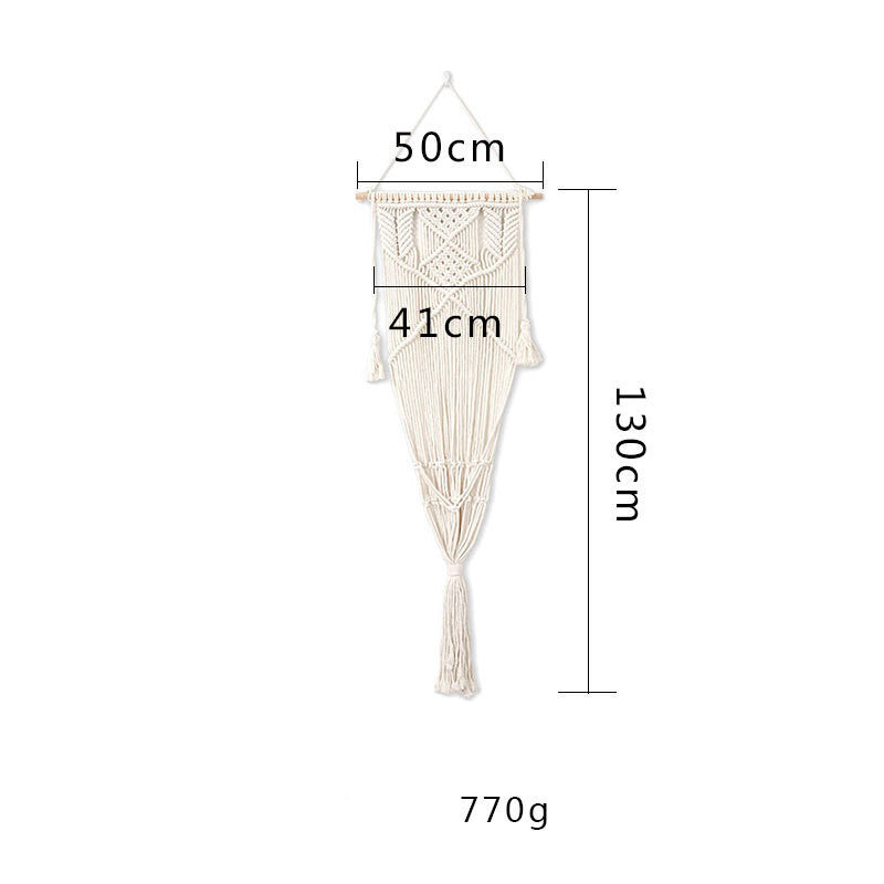 KFX-4095293 Cotton Rope Woven Pet Nest for Cats and Dogs, Hanging Basket Design