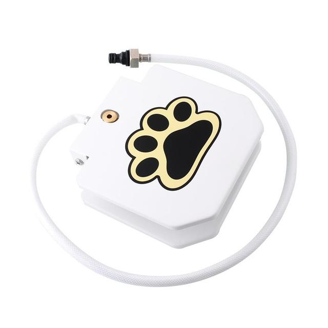 KFX-4097085 Outdoor Pet Water Fountain with Hose Attachment and Paw Pad Activation