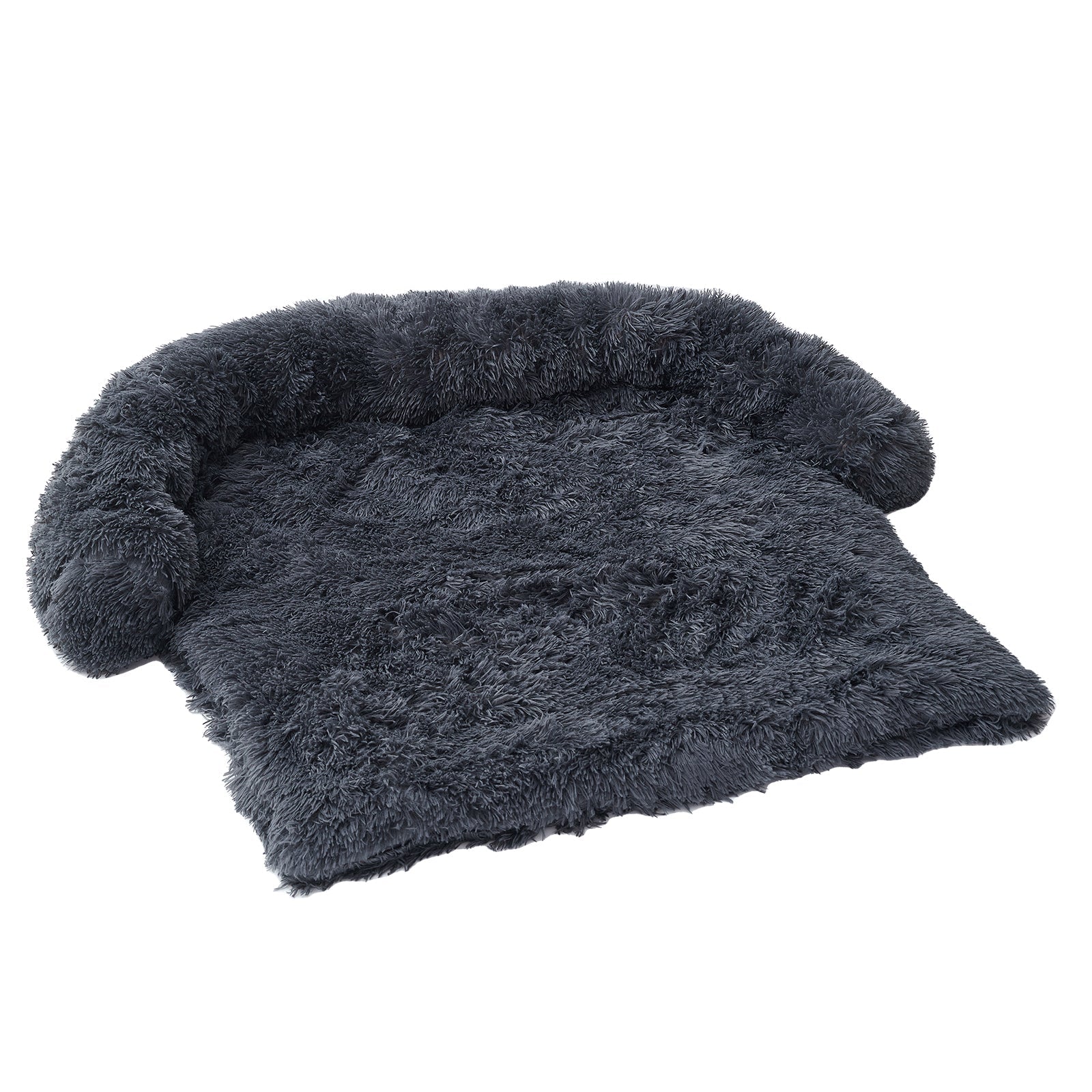KFX-4098493 Fluffy Plush Dog Bed with Removable Washable Cover for Medium to Large Pets