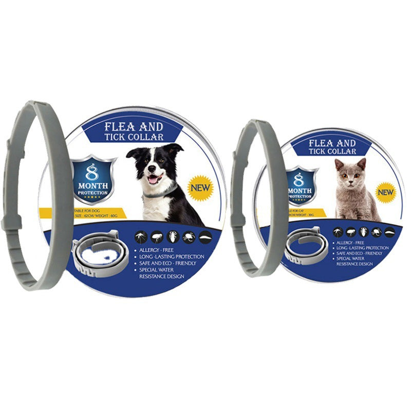 KFX-4099005 Deworming Collar for Cats - Anti-Lice, Flea & Tick Protection - Available in Six Colors