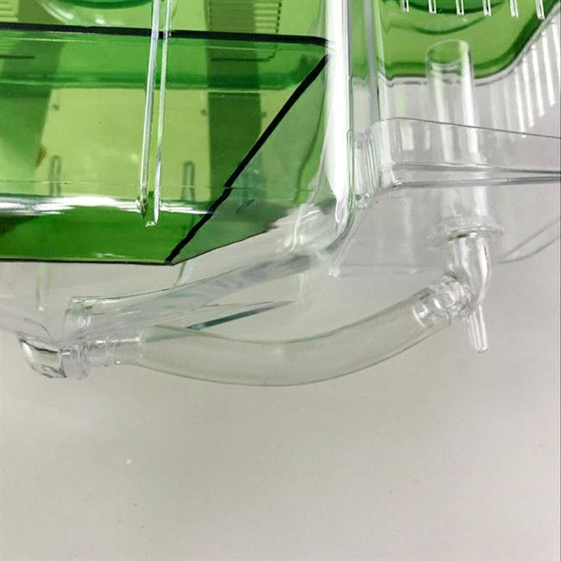 KFX-4100285 Hatching Box for Guppy and Betta Fish - Dual Layer Isolation Tank with Floating Design and Feeding Access