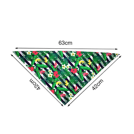 KFX-4104381 Pet Triangle Drool Towel in Summer Fruit Designs for Dogs