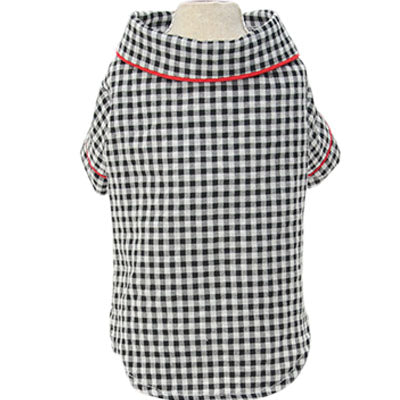 KFX-4107325 Soft Cotton Pajamas for Dogs and Cats - Fashionable Hooded Shirt for Comfortable Wear