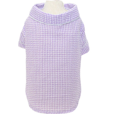 KFX-4107325 Soft Cotton Pajamas for Dogs and Cats - Fashionable Hooded Shirt for Comfortable Wear