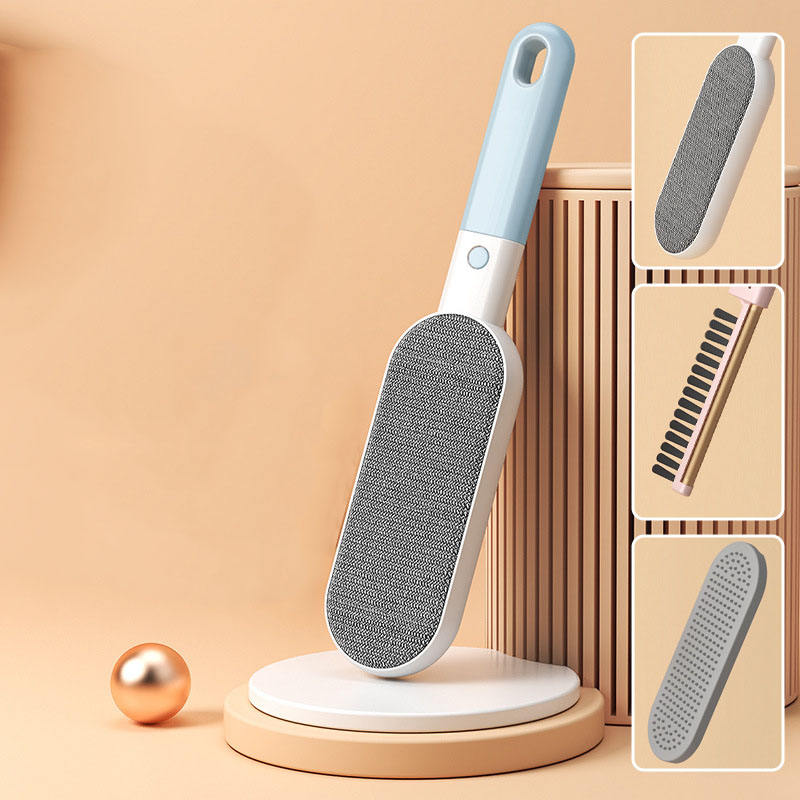 KFX-4110013 Double-Sided Pet Hair Remover Brush for Clothes, Furniture, and Car - Effective Fur and Lint Cleaner