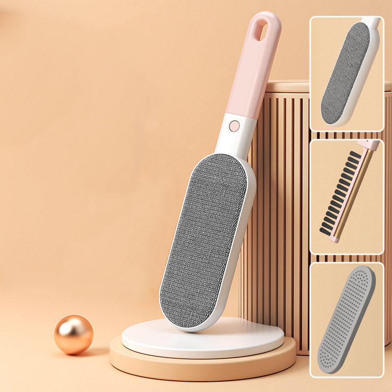 KFX-4110013 Double-Sided Pet Hair Remover Brush for Clothes, Furniture, and Car - Effective Fur and Lint Cleaner