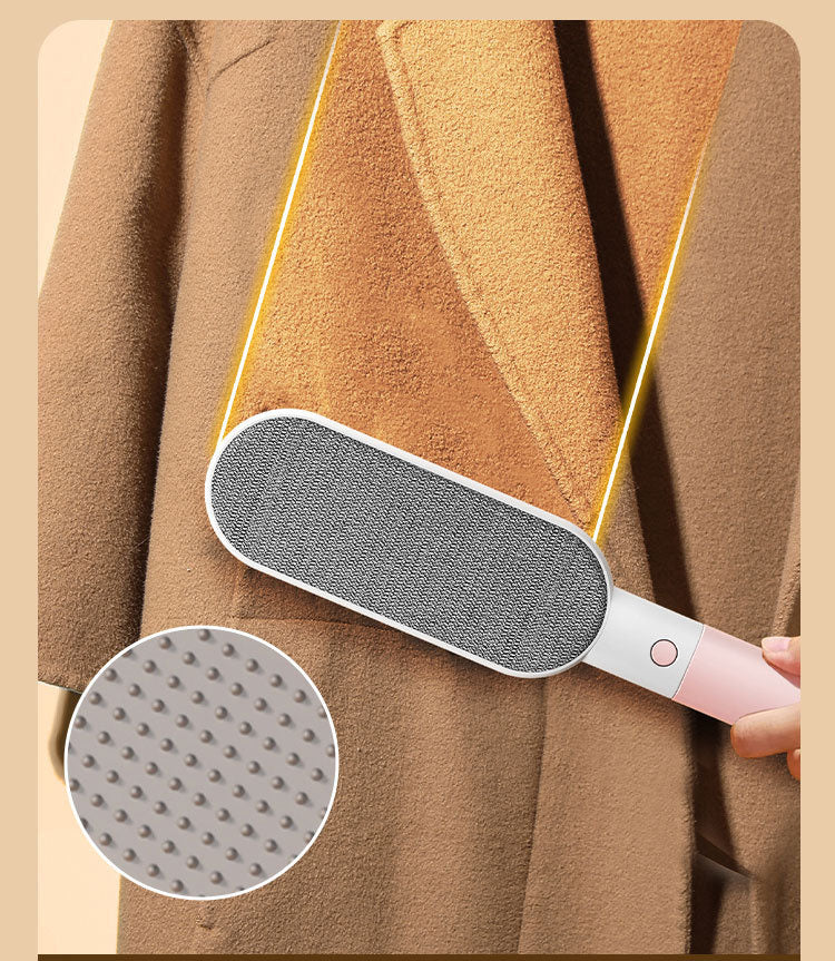 KFX-4110013 Double-Sided Pet Hair Remover Brush for Clothes, Furniture, and Car - Effective Fur and Lint Cleaner