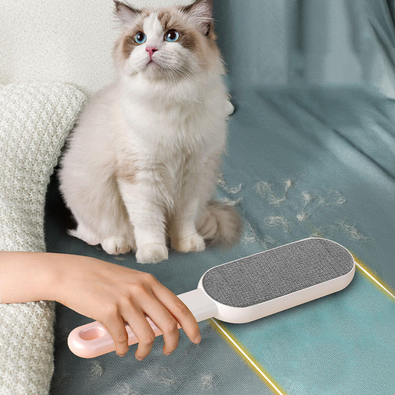 KFX-4110013 Double-Sided Pet Hair Remover Brush for Clothes, Furniture, and Car - Effective Fur and Lint Cleaner