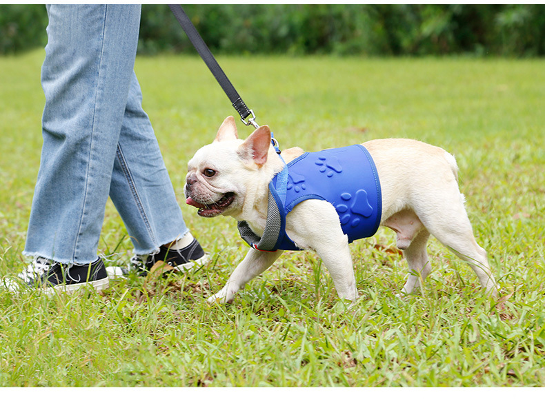 KFX-4111805 Comfortable Dog Vest with Shock-Absorbing Chest Cover and Breathable Mesh Design