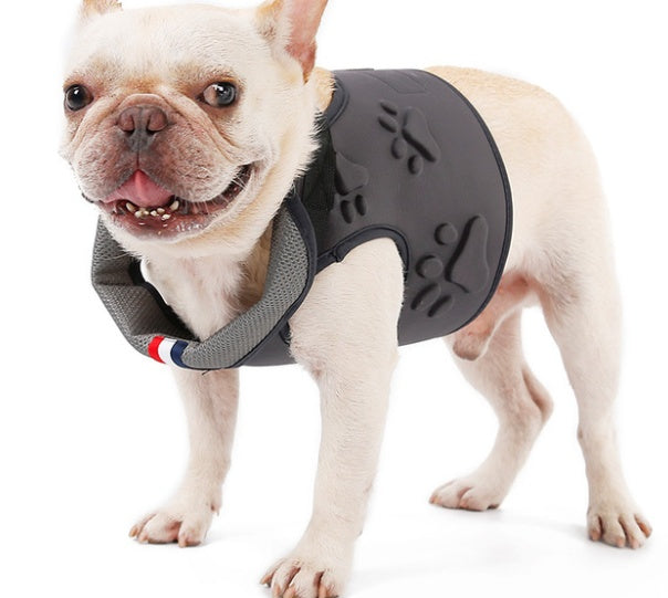 KFX-4111805 Comfortable Dog Vest with Shock-Absorbing Chest Cover and Breathable Mesh Design